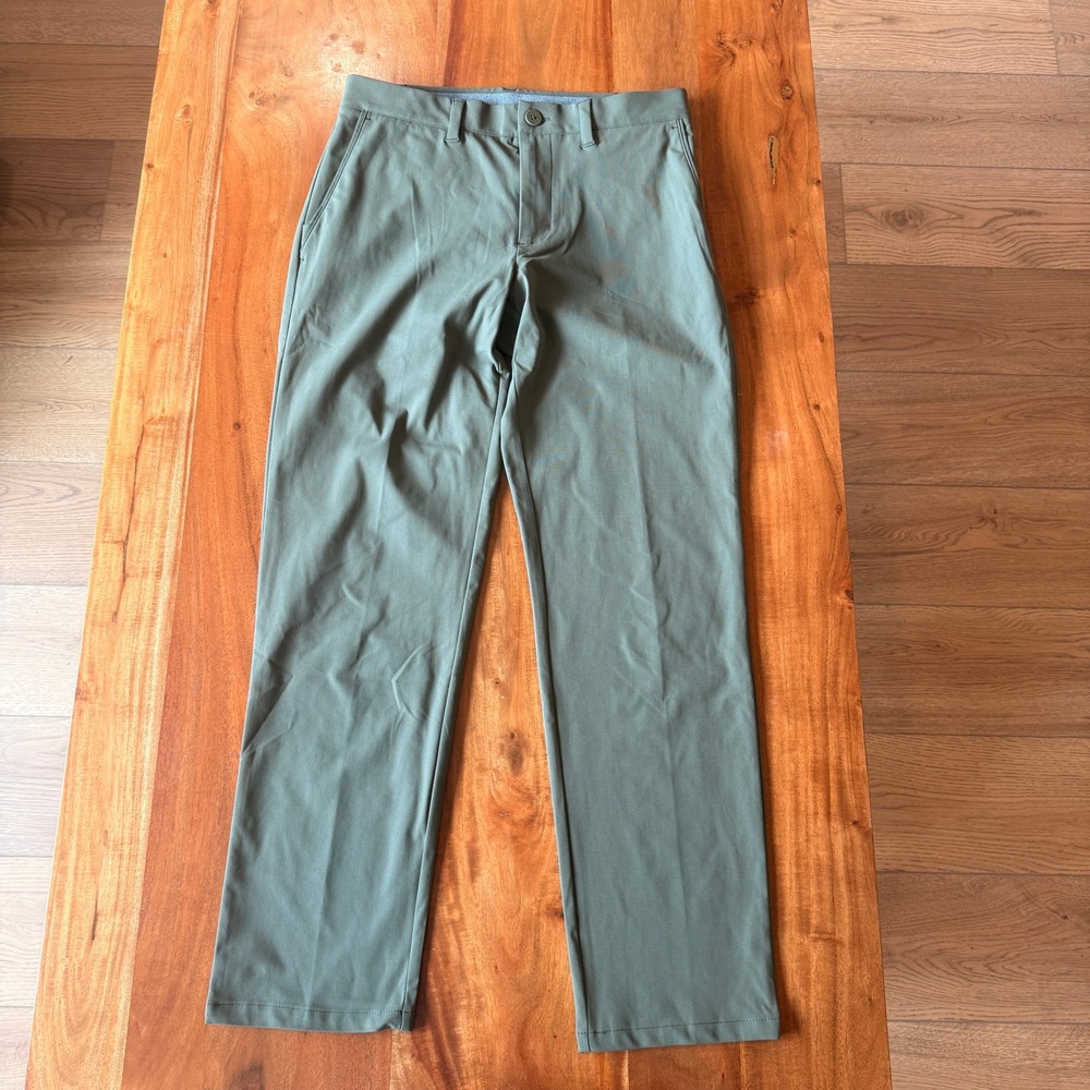 FLX‎ Men's Green Lightweight Slacks Size 30x30